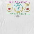 thumbnail image 2 of Men's Marvel Spider-Man: No Way Home We Believe Mysterio Hands Long Sleeve Shirt White Large, 2 of 4