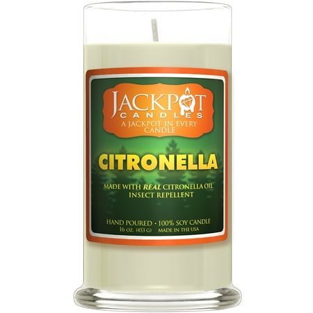Citronella Candle with Ring Inside (Surprise Jewelry Valued at $15 to $5,000) Ring Size 8