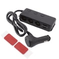 thumbnail image 1 of Divisor de toma de corriente para coche, adaptador de encendedor de cigarrillos, adaptador divisor para coche, adaptador de enchufe para coche, resistente y resistente, 1 of 8