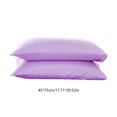 thumbnail image 2 of Microfiber Bed Pillowcases, 2 Pack Pillow Cases, Super Soft Bed Pillow Covers Envelope Closure, Wrinkle, Fade and Stain Resistant, 45x75 cm/20x30 Inches, 2 of 5