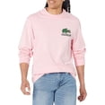 thumbnail image 1 of Lacoste Men’s Long Sleeve Minecraft Croc T-Shirt, Lotus Pink, Large, 1 of 2