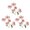 Pink, variant on JUANCHENG 3PC Vibrant 51cm Artificial Flame Chrysanthemums for Weddings & Home Decor