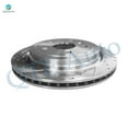 thumbnail image 4 of Rear Drilled Slotted Brake Disc Rotors For 2010-2015 Chevrolet Camaro, 4 of 8