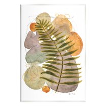 Layered Fern Leaf Nature Abstract Graphic Art Unframed Art Print Wall Art