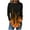 #0465-Orange, variant on Pounoo Long Sleeve Shirts for Women Crewneck Pullover Tops Flame Gift Graphic Tshirts Casual Trendy Fire Print Tees Loose Blouse