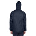 thumbnail image 4 of UltraClub Men's Quarter-Zip Hooded Pullover Pack-Away Jacket - 8925, 4 of 4