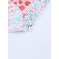 thumbnail image 6 of Asyoly Womens Tops Summer Floral Print Shirt Puff Sleeve Kimono Cardigan Loose Cover Up Beach Wear Casual Blouse, 6 of 7
