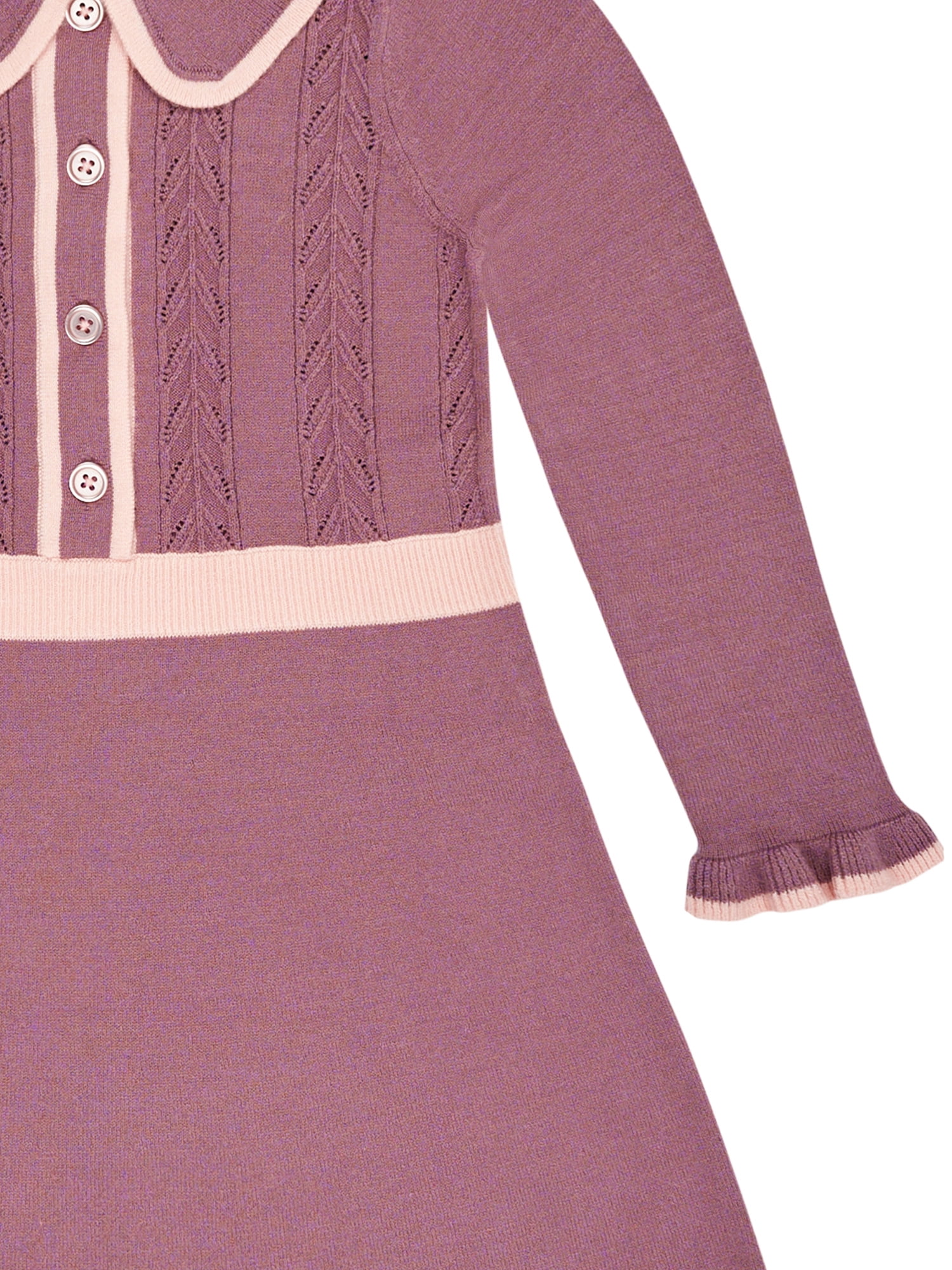 Modern Moments By Gerber Toddler Girl Collar Sweater Dress, Sizes 12 Months - 5T