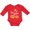 Red, variant on Inktastic Big Sister Pumpkins with Fall Leaves Girls Long Sleeve Baby Bodysuit