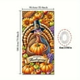 thumbnail image 3 of Fall Door Cover Thanksgiving Door Cover 2025 Fall Harvest Pumpkin Themed Porch Sign Festival Vertical Doors Banners Hanging Cloth For Party Front Door Wall Indoor Outdoor Decoration, 3 of 7