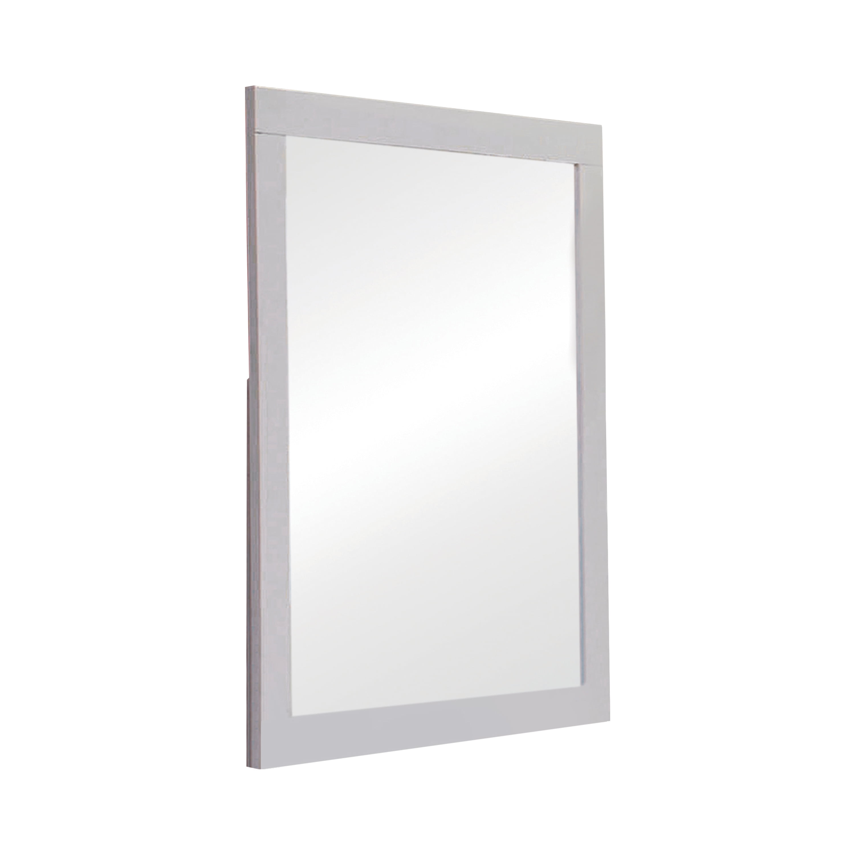 Selena Rectangular Dresser Mirror White, Large Mirror With White Border