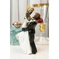 thumbnail image 3 of Love Never Dies Day Of The Dead Wedding Skeletons Groom Lifting Bride Figurine, 3 of 7