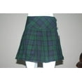 thumbnail image 2 of Black Watch Ladies Knee-Length Kilt Skirt 16" Tartan Pleated Design, Classic Scottish Style for Casual & Formal Wear, 2 of 4