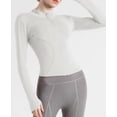 thumbnail image 4 of Chamarra Deportiva Mujer Ajuste Slim Chaqueta Para Mujer Talla XL Modelo Blanco, 4 of 4