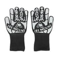 thumbnail image 2 of Guantes de silicona para horno, resistentes al calor, gruesos, antideslizantes, para cocinar en la cocina, protección para barbacoa, silicona duradera, aislamiento de alta temperatura,, 2 of 9