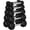 75 lb Set (Pair of 2.5, 5, 7.5, 10, 12.5 lb), variant on ROALW HEX Dumbbell Set 150lb, Rubber Encased Home Gym Dumbbells, Exercise & Fitness Weights Dumbbells for Women & Men, Hand Weight for Strength Training