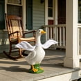 thumbnail image 6 of AuroraX Porch Goose Outfits 23" 19" Porch Goose Clothes Set Goose Wing Yard Funny Wing Lawn Garden Decor Porch Goose Accessories White, 6 of 6