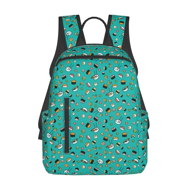 Disketp Sushi (3) Mochila Ligera e Impermeable, Mochila de Día Resistente para Viajes, Senderismo y Uso Diario para Hombre y Mujer