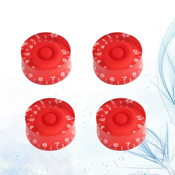 GOOHOCHY  4 PCS/ Large Circle Knob Dirty Control Knobs Tone