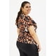 thumbnail image 2 of Blusa manga mariposa Roman Fashion /Tallas Extras, 1840 (Negro) negro 42, 2 of 7