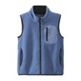 thumbnail image 4 of Caqnni Jacket For Girls Kids Jackets Girls Girls' Outerwear Jackets Kids Soft Fleece Jacket Zip up Hoodie with Pockets Fall Jackets For Girls (Z02-Dark Blue,3-4 Years), 4 of 4