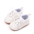 thumbnail image 6 of breaise Baby Boys Girls High Top Ankle PU Leather Sneakers Soft Rubber Sole Infant Newborn Oxford Loafers Anti-Slip Toddler Wedding Uniform Dress Shoes, 6 of 6