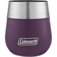 thumbnail image 3 of Coleman 13oz Claret Insulated Stainless Steel Wine Glass, Purple, 3 of 13