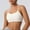 White, variant on Padded Sports Bra for Women Strappy Back Cami Crop Top Yoga Workout Tank Seamless Wirefree Bralette