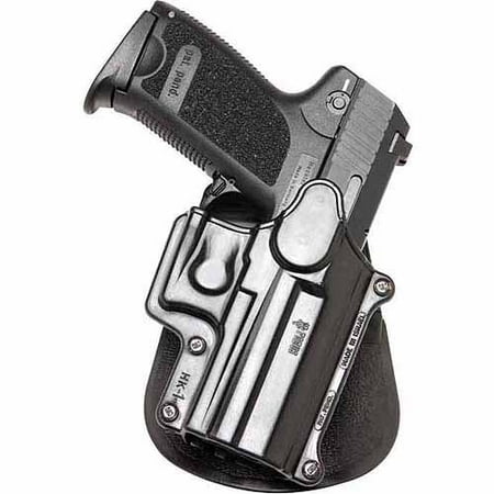 Fobus Belt Pouch - FOBUS STANDARD BELT HK USP COMPACT 9MM/40/45, FULL SIZE 9MM/40 PLASTIC BLACK