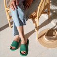 thumbnail image 5 of Cushionaire Feather Pillow Slide Sandals for Women – Comfortable and Squishy Slip On Womens Slippers, Indoor Outdoor Shower Shoes, Beach Essential Cloud Slides, 5 of 19
