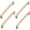 192mm, variant on Gamvdout Wooden Handles for Cupboards 4Pcs Furniture Accessories Beech Varnish Wooden Double Hole Single Hole Wooden Handle Drawer Cabinet Storage Cabinet Handle 128Mm
