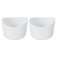 thumbnail image 1 of Uxcell 2pcs 6.5cm Funda Protectora de Silicona para Botellas de 12-24 oz, Funda Antideslizante de Silicona para el Fondo de Botellas, Blanca, 1 of 6