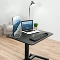 thumbnail image 3 of VIVO Adjustable Presentation Cart Tension Spring Sit-Stand Mobile Workstation, 3 of 8