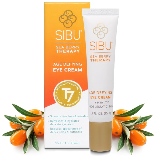 Crema de ojos sibu antienvejecimiento con espino amarillo del Himalaya, 15 ml