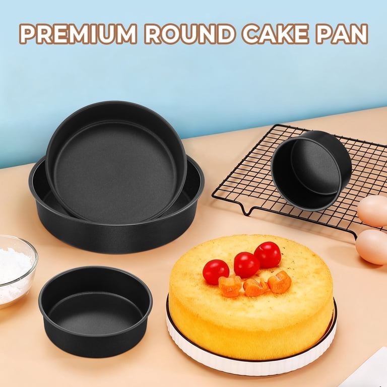 Walchoice 4-Inch Round Cake Pan Set of 3 photo 2