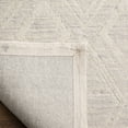 thumbnail image 4 of SAFAVIEH Marbella Alicia Geometric Diamonds Wool Area Rug, Silver/Ivory, 9' x 12', 4 of 7