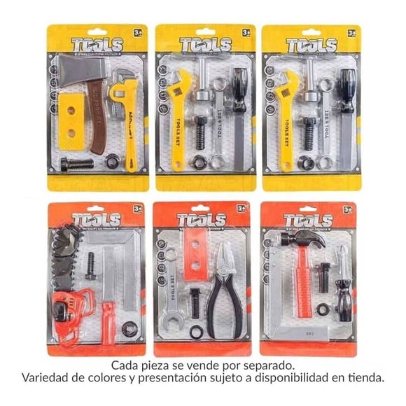 Juego de Herramientas Prichos de Plástico Varios Modelos 1 Paquete