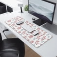 thumbnail image 2 of Long Mouse Pads for Desk,White Cow Milk Strawberry Pattern Desk Mats on Top Of Desks, Desk Mouse Pad Extra Large with 3mm Non-Slip Base and Stitched Edge for Gaming,Office,Work,Home 31.5"x11.8", 2 of 6