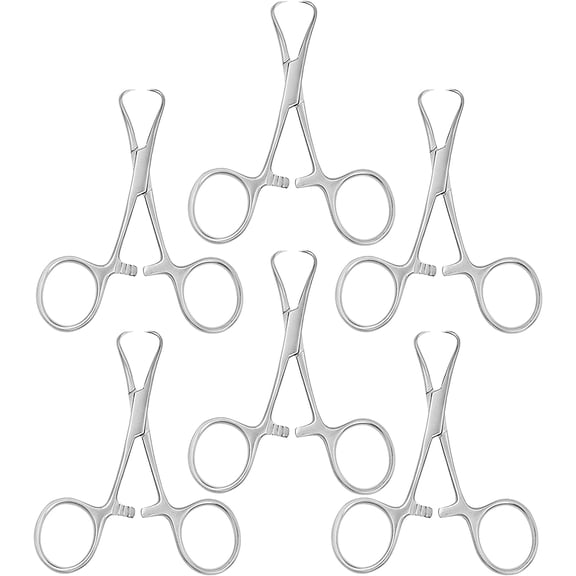 6 Pack Fabric Towel Clamp,3.5 in.