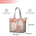 thumbnail image 4 of Pioneer Flower Floral Print Pattern Travel Tote Bags for Women Carry On,Large Weekender Bags for Women Travel,Multi Functional Duffle Bag for Work,Shopping,Sports, 4 of 5