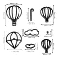 thumbnail image 4 of 2 Juegos De Moldes Para Pasteles, Herramientas De Bricolaje Con Forma De Globo Aerostático, Cortador De Pasteles, Para Panadería, Tienda De Postres, Hogar, Negro, 4 of 7