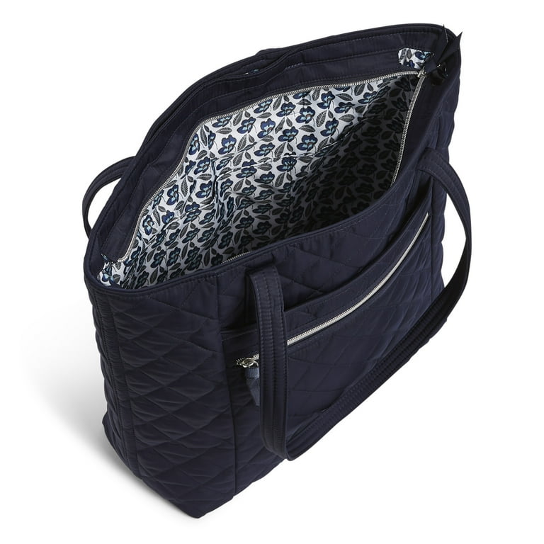 Vera Bradley Women s Performance Twill Vera Tote Bag Classic Navy Walmart
