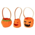 thumbnail image 5 of Nrmvnmi Halloween Pumpkin Bags for Kids Halloween Trick or Treat Bags 3PCS Non-Woven Candy Bags for Halloween,Halloween Pumpkin Bucket Snack Basket Bag, 5 of 8
