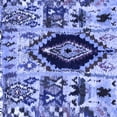 thumbnail image 1 of Ahgly Company Indoor Square Oriental Blue Modern Area Rugs, 3' Square, 1 of 4