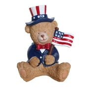 Americana Polyresin Flag Bear
