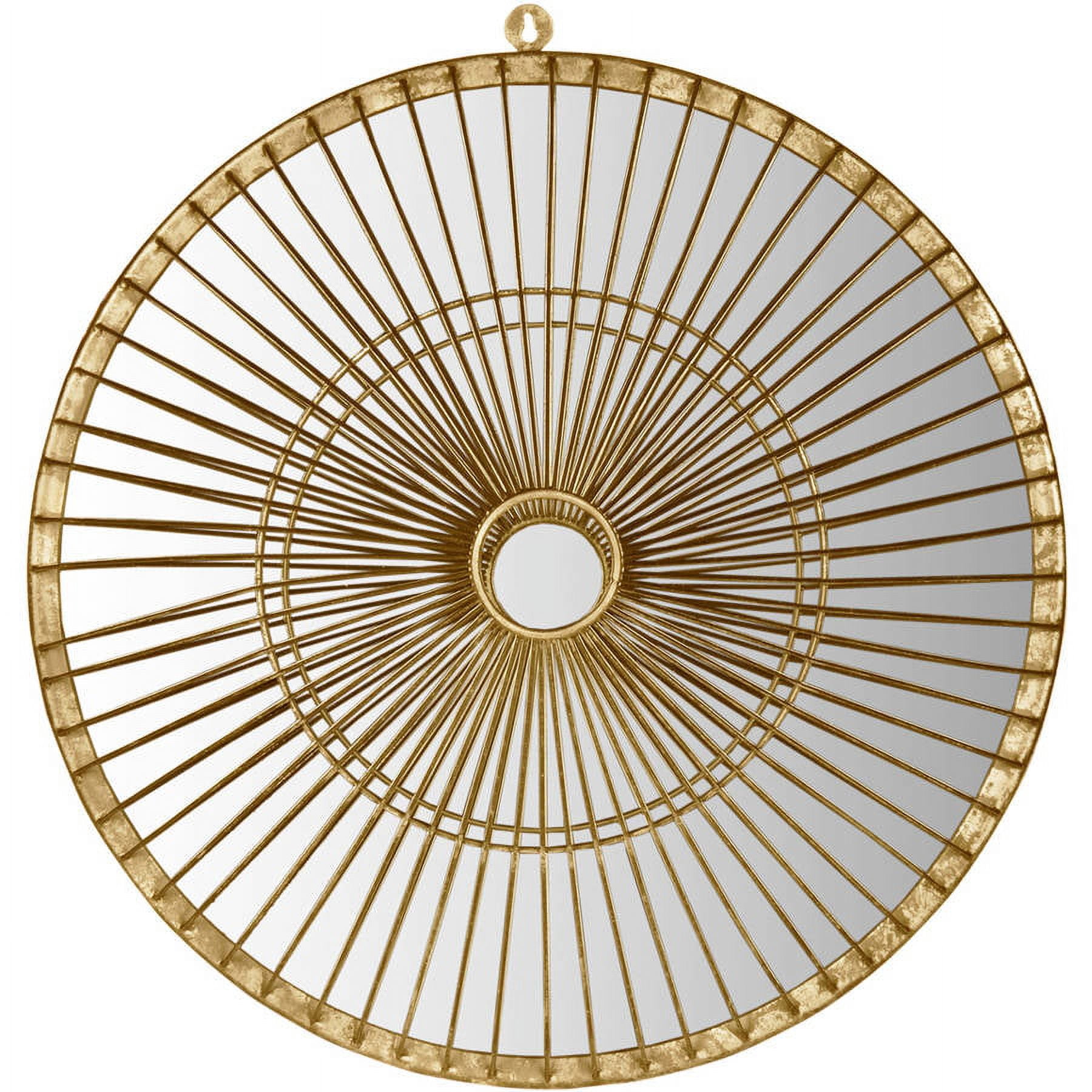 SAFAVIEH Gemini 3D Cone Wall Mirror, Gold