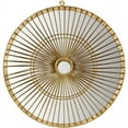 thumbnail image 3 of SAFAVIEH Gemini 3D Cone Wall Mirror, Gold, 3 of 4
