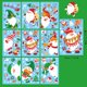 thumbnail image 4 of Pegatinas de ventana de Santa Claus de invierno, pegatinas decorativas de copo de nieve electrostático de vidrio de tienda de Feliz Navidad, 4 of 4