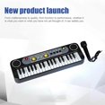thumbnail image 3 of 37 Key Music Electronic Keyboard Digital Electronic Musical Keyboard Electric Digital Piano Organ w/ Mic 3737, 3 of 9