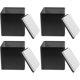 thumbnail image 5 of ColoMX 4 Uds tarro de almacenamiento hojalata contenedor de almacenamiento de granos de café tarro de almacenamiento cajas de té sueltas, 5 of 7